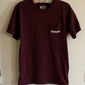 Carhartt Men's Maroon Pocket Tee